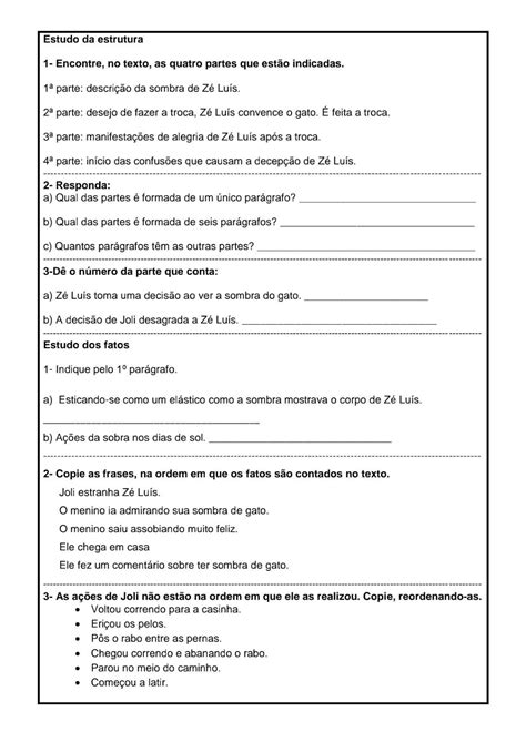 Exercícios Sobre Classe Gramatical Com Gabarito 7 Ano Pdf