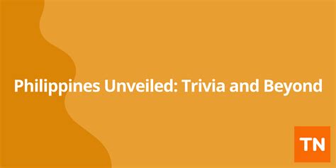 Philippines 🇵🇭 Unveiled Trivia And Beyond