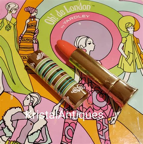 Vintage Yardley Lipstick Mod Cellophanes New Old Store Stock Close