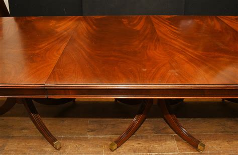 Regency Dining Table Mahogan Extending Regency Pedestal Base