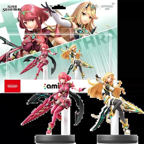 Pyra Mythra Super Smash Bros Series Amiibo 2 Pack Video Game