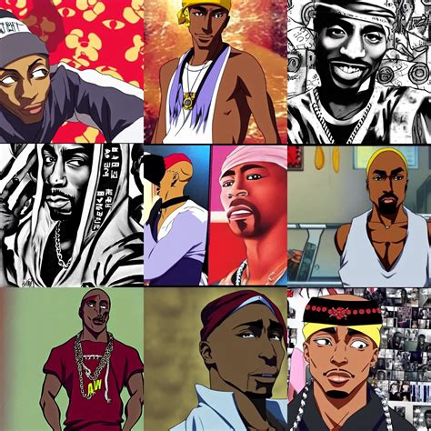 Krea Tupac Shakur Screenshot From A S Anime