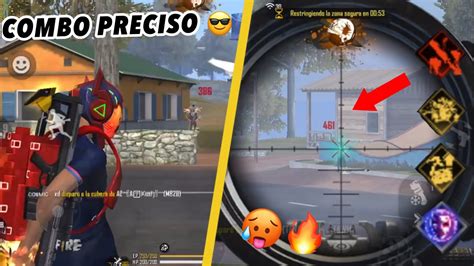 COMBINACIÓN DE HABILIDADES PRECISO EN MIRA FREE FIRE DOMINA EL