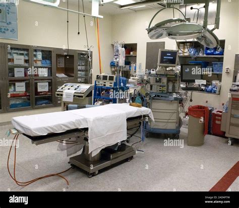 Hospital Resuscitation Bay Interior Of A Trauma Resuscitation Bay In A