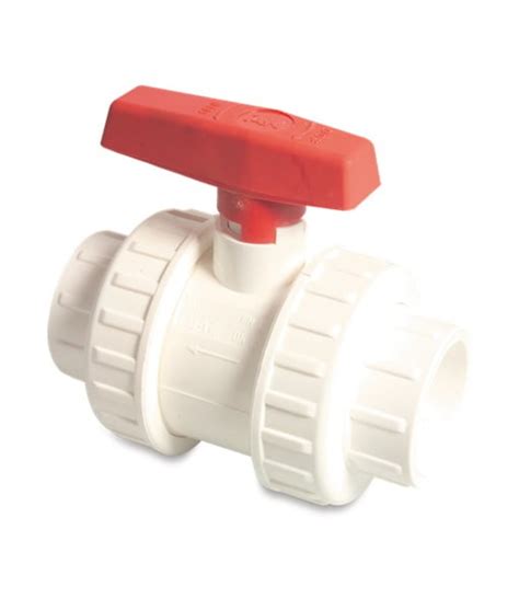 White PVC Ball Valve Automated Environmental Systems