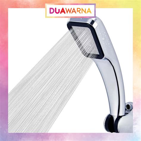 Jual DuaWarna Kepala Shower Mandi 300 Lubang Hemat Air Tekanan Tinggi