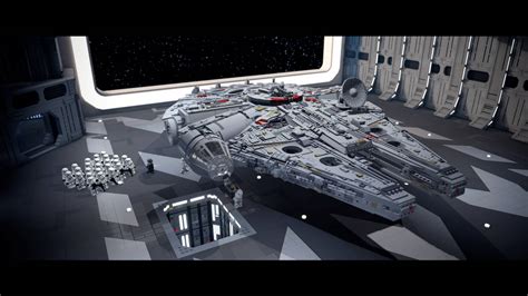 LEGO SW SS Millennium Falcon inside the Darth Star by SPARTAN22294 on ...