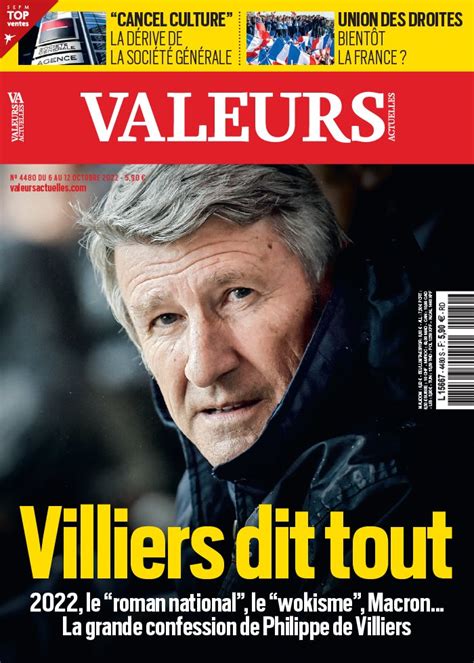 Valeurs actuelles N4480 du 06 octobre 2022 à télécharger sur iPad