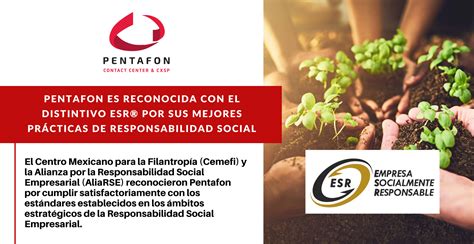 Pentafon Es Reconocida Con El Distintivo Esr Por Sus Mejores Pr Cticas