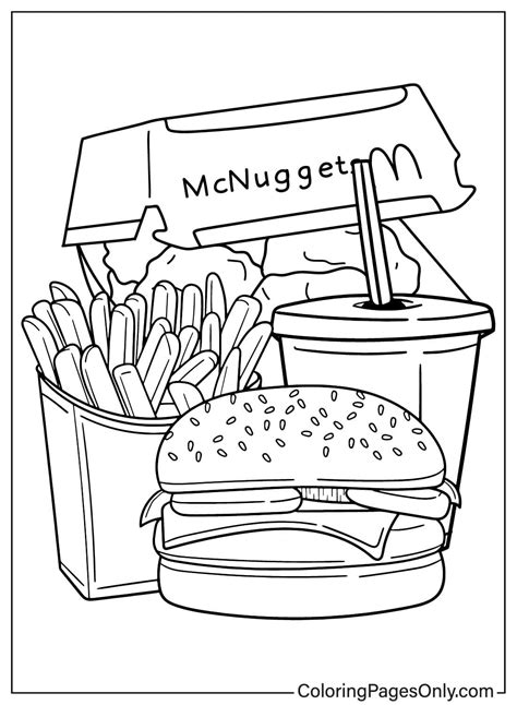 Mcdonald S Coloring Pages Coloringpagesonly Flag Coloring