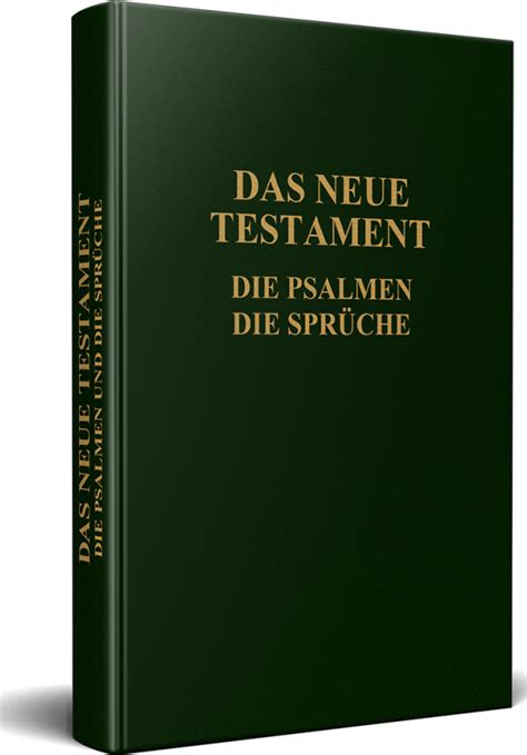 Das Neue Testament mit Psalmen und Sprüche Herbert Jantzen