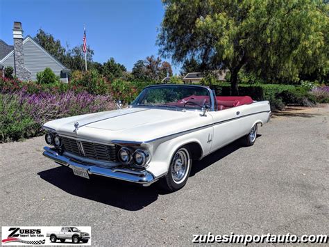 1963 Chrysler Imperial Crown 2 Door Convertible 413 Cid V8 Automatic