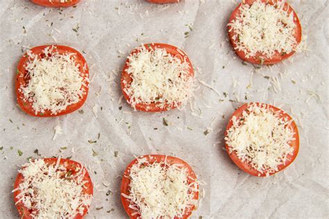 Baked Tomatoes With Mozzarella Sprinkled With Balance