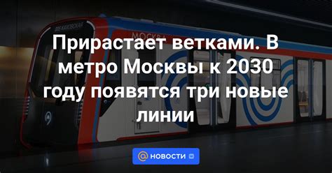Прирастает ветками. В метро Москвы к 2030 году появятся три новые линии ...