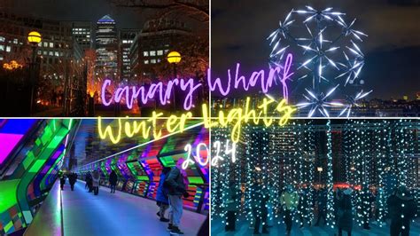 Canary Wharf Winter Lights Festival 2024 YouTube