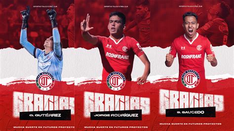 Una más del Toluca FC se despiden tres diablos del infierno