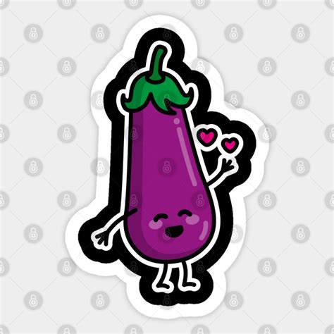 Eggplant Aubergine Couples Penis Emoji Texting Sex Meme Duo Aubergine Sticker Teepublic