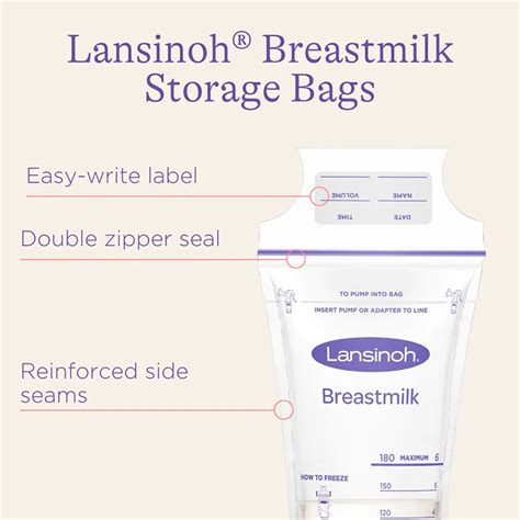 Lansinoh Breast Milk Storage Bags (25-count) | MyEHCS