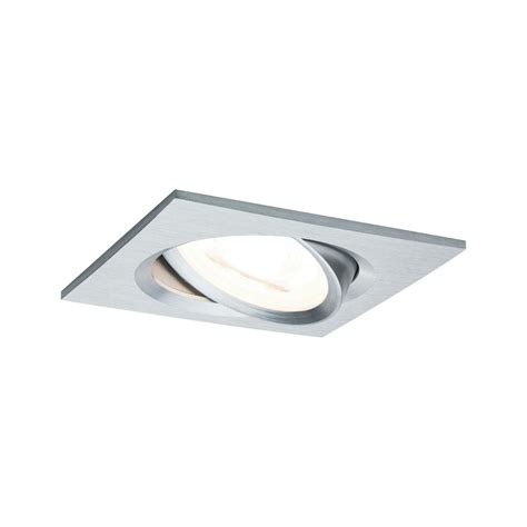 Paulmann Led Einbauleuchte 3 Step Dim Nova Schwenkbar Eckig 84x84mm 50