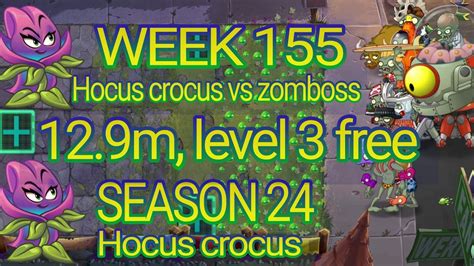 Plants Vs Zombies 2 Arena Week 155 12 9m Level 3 Free Pvz2 Hocus