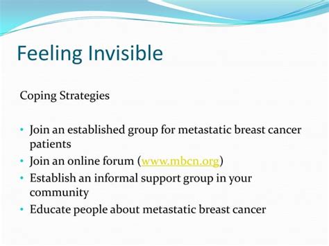 Coping With Advanced Breast Cancer A Roller Coaster Of Emotions Ppt