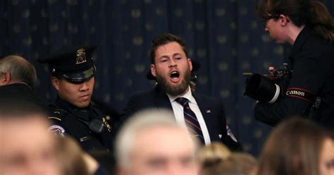 Protester At Impeachment Hearing Owen Shroyer Infowars Host