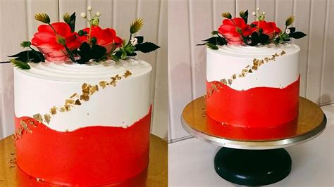 Awesome Birthday Cake How To Make A Red Flower Cake 🎂 Strawberry