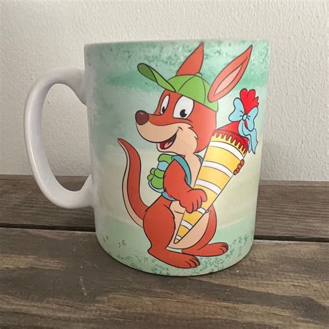 Keramiktasse satin Einschulung Känguru SMALL Zaubereinmaleins Shop