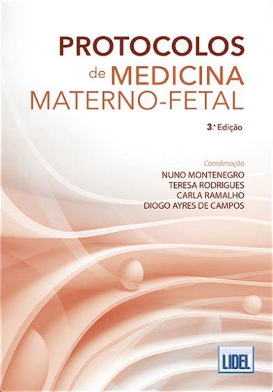 Protocolos De Medicina Materno Fetal Ci Ncias Da Sa De Obstetr Cia