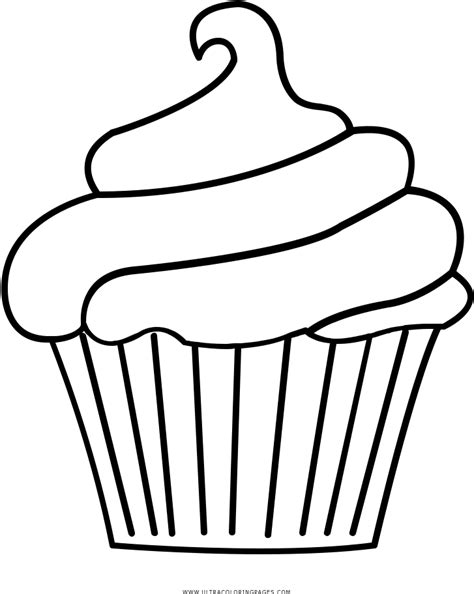 Cupcake Para Colorear Dibujos Para Pintar Dibujos Tiernos Para Porn