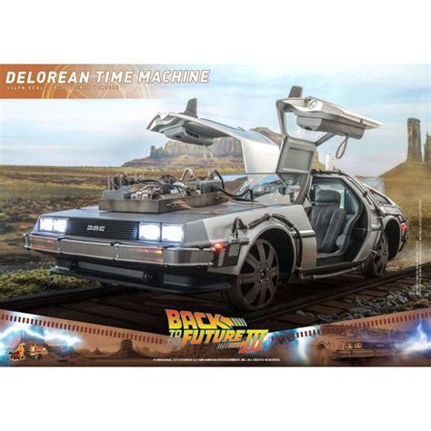 DeLorean Time Machine Sixth Scale Figure BTTF Hot Toys NerdUP Collectibles