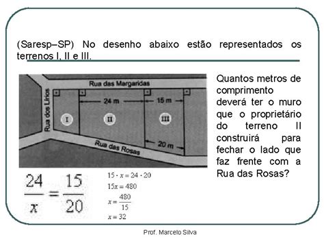 SarespSP No Desenho Abaixo Esto Representados Os Terrenos