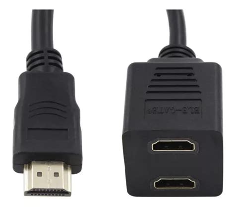 Cable Y Splitter Divisor Hdmi 1 Entrada A 2 Salidas Full Hd MercadoLibre