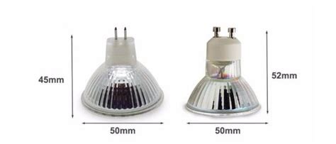 2 Stücke Dimmbare Gu10 Herr16 Led Strahler 3w 5w Glas Körper 230v