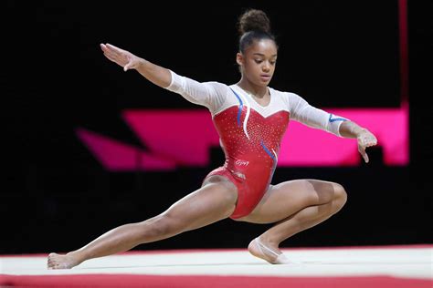 Gymnastique la Française Mélanie de Jesus dos Santos championne d