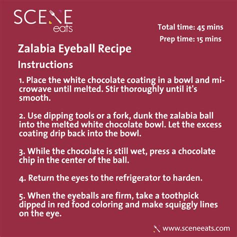 Zalabia Eyeballs Recipe