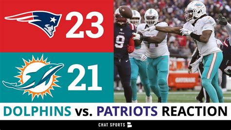 Awful Miami Dolphins Lose 5th Straight Game Fall To Patriots 23 21