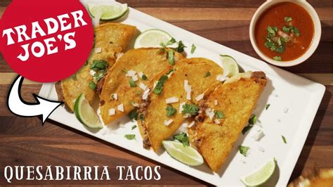 How To Make Quesabirria Tacos With Trader Joes Beef Birria Youtube