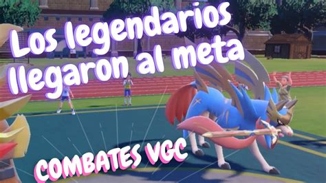 Regulacion G LlegÓ 🤩 Zacian En Reg G 😎 Combates Vgc 👑 Rental Team Pokémon Sv Youtube