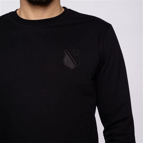 Czarny Longsleeve Herb Legia Warszawa Fanstore