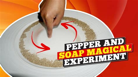 Water Soap Pepper Experiment