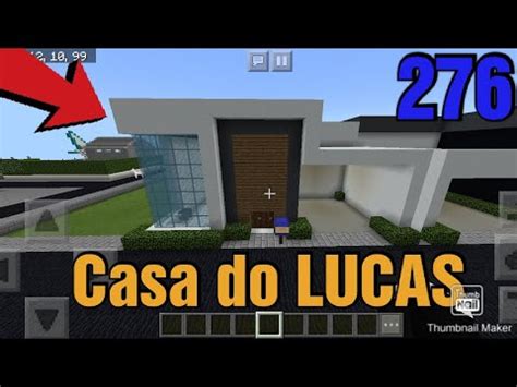 CONSTRUIR A CASA Do LUCAS No MINECRAFT Construindo Uma Cidade 276