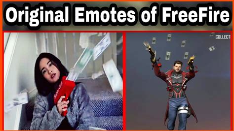 Freefire Emotes Original 💥💥💥 Original Sources Of All Freefire Emotes