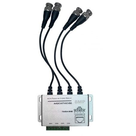 Balun Metteur R Cepteur Vid O Cctv Hd Canaux Avec Extensions De