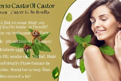 When To Apply Castor Oil On Hair For Maximum Benefits Castor Oil Center Your Ultimate Guide