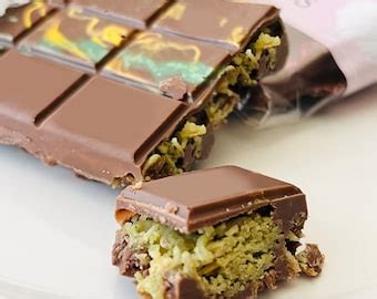 Pistachio Kataifi Chocolate Bar Dubai Inspired Extra Thick Viral Dubai