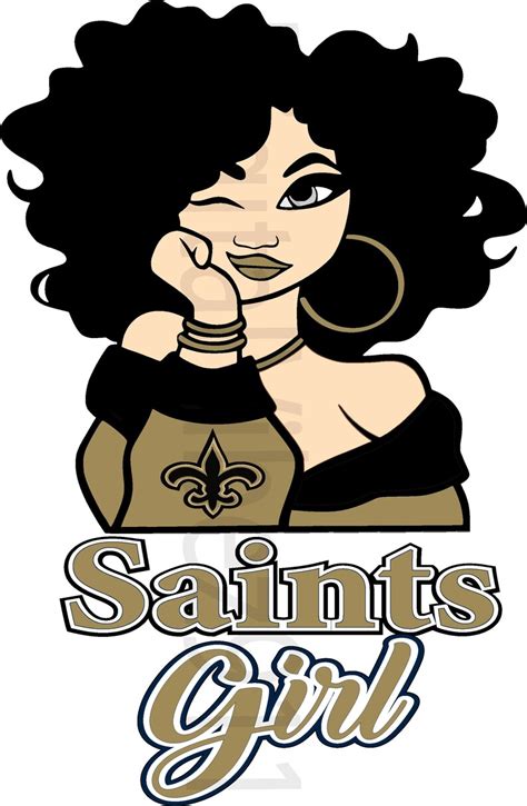 Saints Girl Downloadable Digital File | Etsy