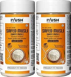 Buy Iyush Herbal Ayurveda Safed Musli Powder Pack Of Gm Each