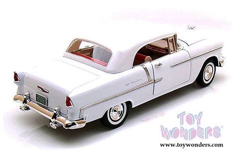 1955 Chevy Bel Air Closed Convertible By Motormax Timeless Classics 118 Scale Diecast Model Car