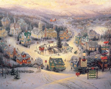 Thomas Kinkade Christmas - Christmas Photo (40842024) - Fanpop